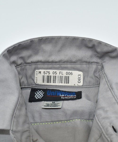 VINTAGE（ヴィンテージ）の「【ヴィンテージ古着】Uni Weave ユニフォーム リフレクター ロングスリーブシャツ（シャツ/ブラウス・メンズ・グレー・MEDIUM）」の7枚目の写真