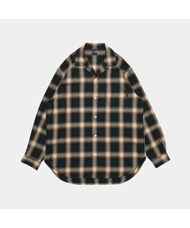 Ombre Check L/S Aloha Shirt