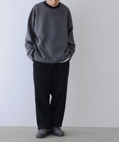 n'OrLABEL(ノアールレーベル)の「裏起毛イージーパンツ【セットアップ対応】(スウェットパンツ・メンズ・ネイビー/ブラック・L/M)」の5枚目の写真