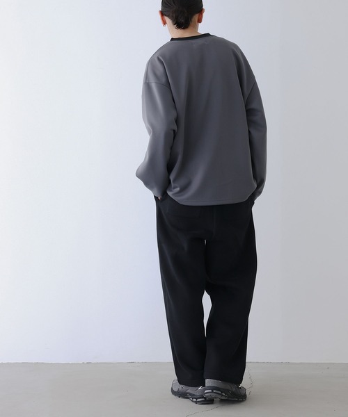 n'OrLABEL(ノアールレーベル)の「裏起毛イージーパンツ【セットアップ対応】(スウェットパンツ・メンズ・ネイビー/ブラック・L/M)」の7枚目の写真