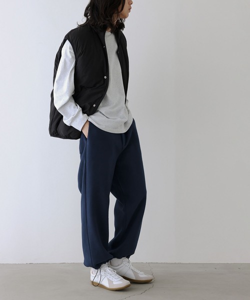 n'OrLABEL(ノアールレーベル)の「裏起毛イージーパンツ【セットアップ対応】(スウェットパンツ・メンズ・ネイビー/ブラック・L/M)」の10枚目の写真
