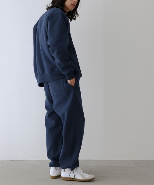 n'OrLABEL(ノアールレーベル)の「裏起毛イージーパンツ【セットアップ対応】(スウェットパンツ・メンズ・ネイビー/ブラック・L/M)」の15枚目の写真