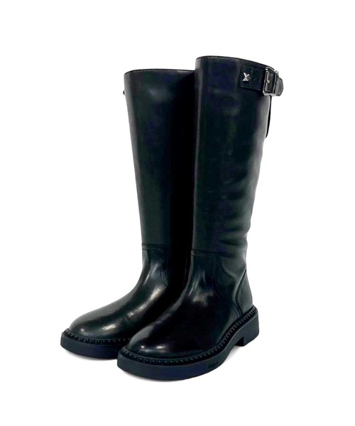 ASH(アッシュ)の「ASH/アッシュ【MANDNEVILL】ベルトデザイン厚底ロングブーツ 4cmヒール(ブーツ・レディース・ブラック・35/36/37/38/39/40)」の6枚目の写真