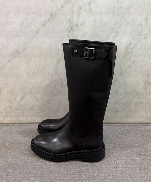 ASH(アッシュ)の「ASH/アッシュ【MANDNEVILL】ベルトデザイン厚底ロングブーツ 4cmヒール(ブーツ・レディース・ブラック・35/36/37/38/39/40)」の13枚目の写真