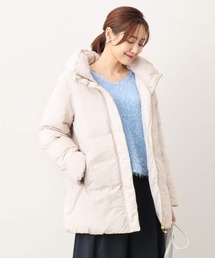 ナイロンタフタ ミドル丈ダウンコート/WEB限定