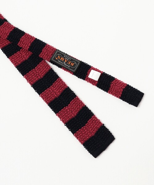BEAMS PLUS(ビームスプラス)の「Cotton Knit Tie Stripe(ネクタイ・メンズ・グリーン/ワイン/イエロー/ブルー/レッド系その他7/オレンジ・ONE SIZE)」の15枚目の写真