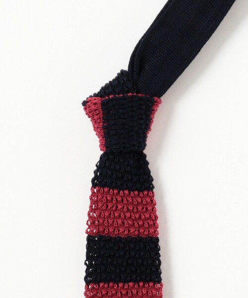 BEAMS PLUS(ビームスプラス)の「Cotton Knit Tie Stripe(ネクタイ・メンズ・グリーン/ワイン/イエロー/ブルー/レッド系その他7/オレンジ・ONE SIZE)」の13枚目の写真