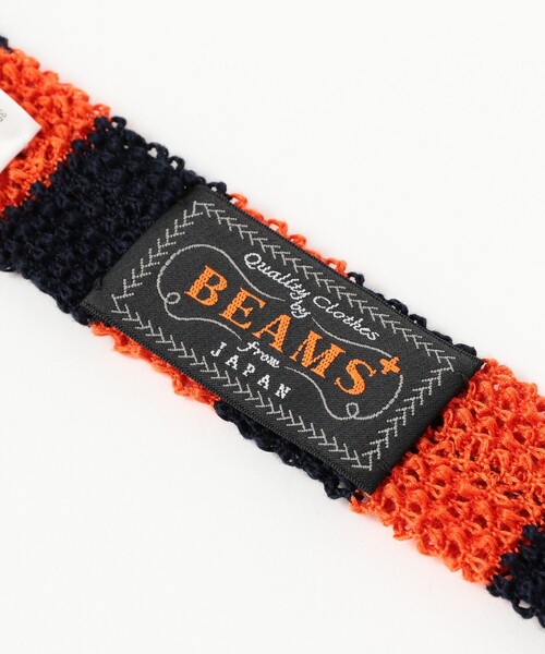 BEAMS PLUS(ビームスプラス)の「Cotton Knit Tie Stripe(ネクタイ・メンズ・グリーン/ワイン/イエロー/ブルー/レッド系その他7/オレンジ・ONE SIZE)」の11枚目の写真