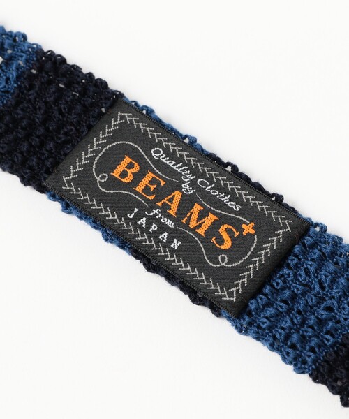 BEAMS PLUS(ビームスプラス)の「Cotton Knit Tie Stripe(ネクタイ・メンズ・グリーン/ワイン/イエロー/ブルー/レッド系その他7/オレンジ・ONE SIZE)」の8枚目の写真