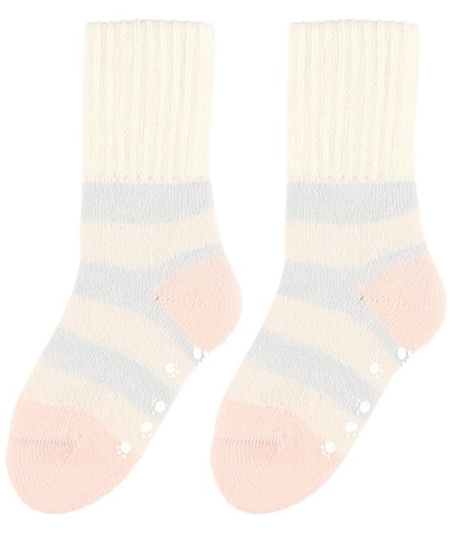 tsumori chisato SLEEP（ツモリチサト スリープ）の「靴下（ソックス/靴下・レディース・ピンク/アイボリー/グレー・22-24cm）」の2枚目の写真