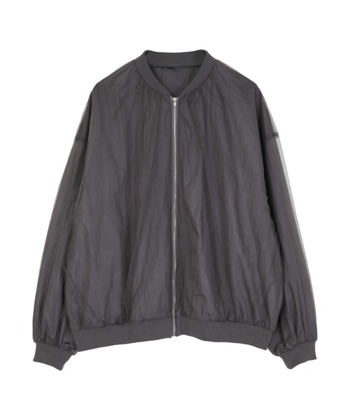 UR'S（ユアーズ）の「チュールブルゾン（ブルゾン・レディース・ブラック/チャコール・M）」の13枚目の写真