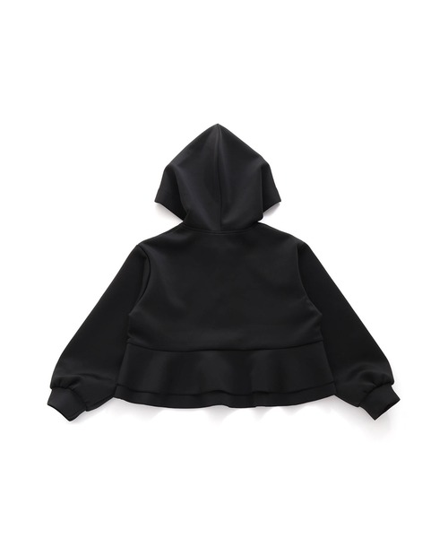 JENNI love（ジェニィラブ）の「フリルダンボールニットZIPパーカー（パーカー・キッズ・アイボリー/ブラック/グレー・130cm/140cm/150cm/160cm）」の9枚目の写真