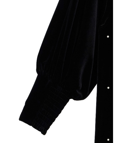 BACK OPEN PEARL VELOUR DRESS（ドレス）｜Ameri（アメリ）の
