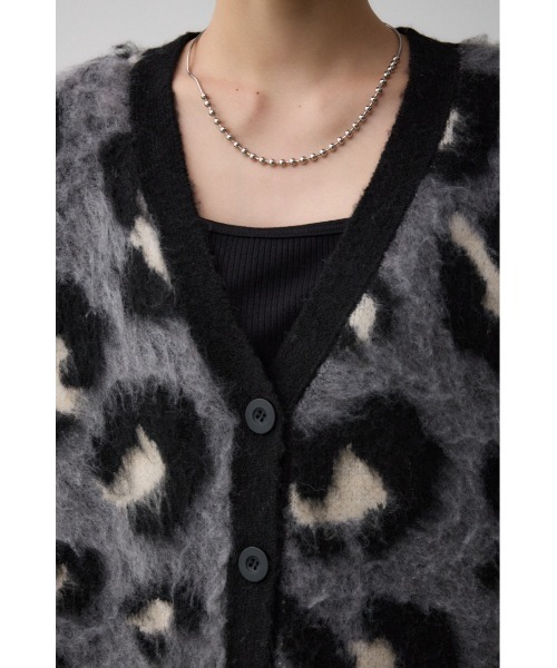moussy レオパードカーディガン AZUL BY MOUSSY（アズールバイマウジー） カーディガン レオパード