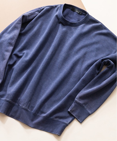 セール】【UNIIT/ユニット】パウダーブリーチ加工 裏起毛ビッグ