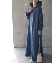 HUG.U | 極暖パーカーワンピース(ワンピース)