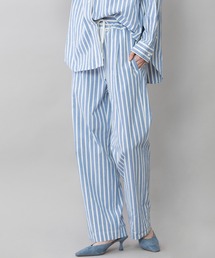 ストレッチストライプイージーパンツ