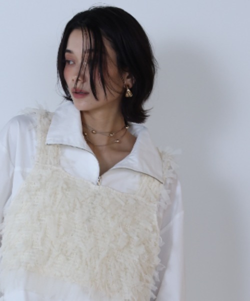 CHIGNON（シニヨン）の「CHIGNON マルチWAY丸玉コードチョーカー（ネックレス・レディース・シルバー/ベージュ/ゴールド・FREE）」の20枚目の写真