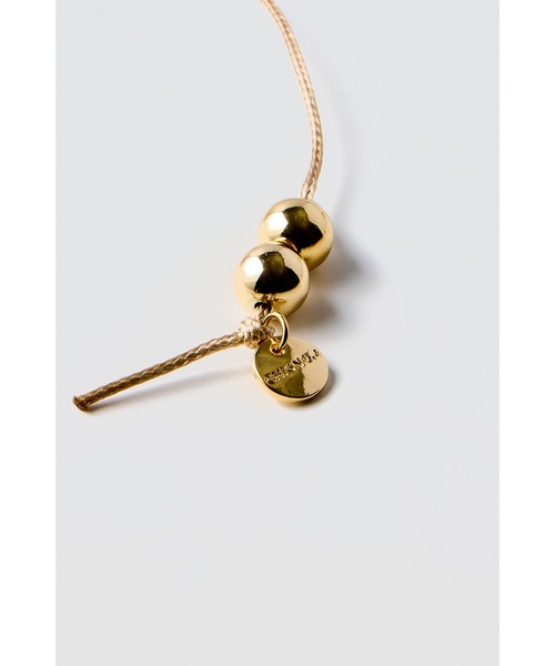 CHIGNON（シニヨン）の「CHIGNON マルチWAY丸玉コードチョーカー（ネックレス・レディース・シルバー/ベージュ/ゴールド・FREE）」の15枚目の写真