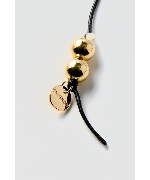 CHIGNON（シニヨン）の「CHIGNON マルチWAY丸玉コードチョーカー（ネックレス・レディース・シルバー/ベージュ/ゴールド・FREE）」の16枚目の写真