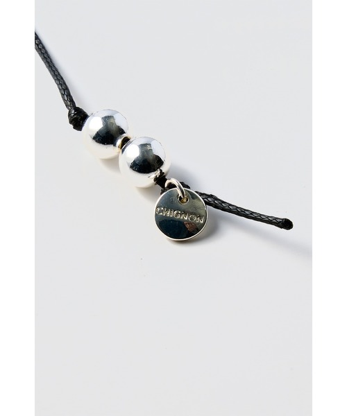 CHIGNON（シニヨン）の「CHIGNON マルチWAY丸玉コードチョーカー（ネックレス・レディース・シルバー/ベージュ/ゴールド・FREE）」の18枚目の写真