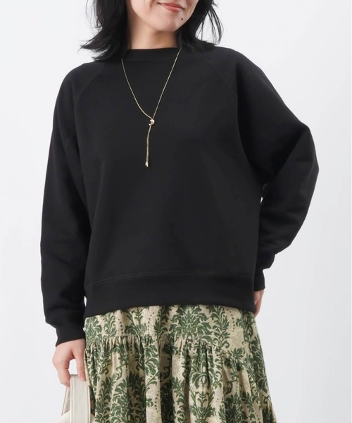 LUCA/LADY LUCK LUCA(ルカ/レディラックルカ)の「LC/LLL ラグラン裏起毛プルオーバー(Tシャツ/カットソー・レディース・アイボリー/ブラック/モカ/レッド・FREE)」の2枚目の写真