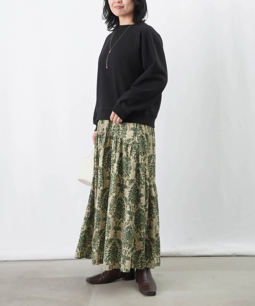 LUCA/LADY LUCK LUCA(ルカ/レディラックルカ)の「LC/LLL ラグラン裏起毛プルオーバー(Tシャツ/カットソー・レディース・アイボリー/ブラック/モカ/レッド・FREE)」の14枚目の写真