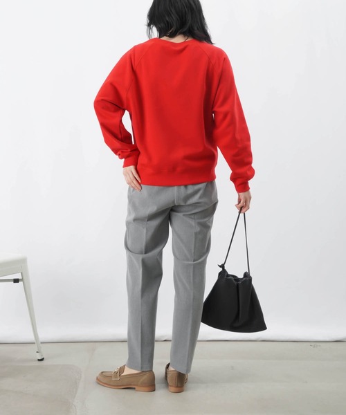 LUCA/LADY LUCK LUCA(ルカ/レディラックルカ)の「LC/LLL ラグラン裏起毛プルオーバー(Tシャツ/カットソー・レディース・アイボリー/ブラック/モカ/レッド・FREE)」の18枚目の写真