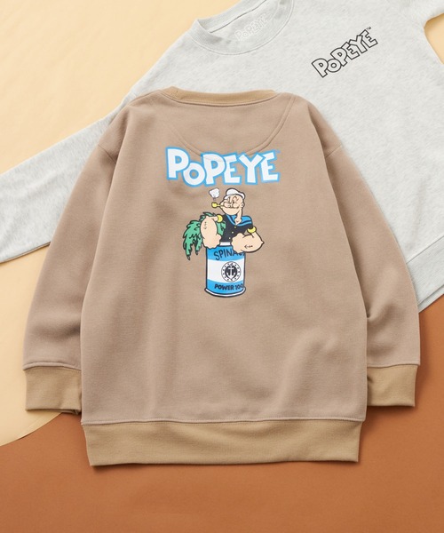 セール】【 POPEYE / ポパイ 】キャラクタープリント オーバーサイズ