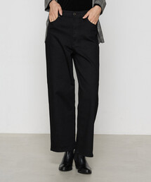 ハイブリット ストレッチ ワイドデニムパンツ