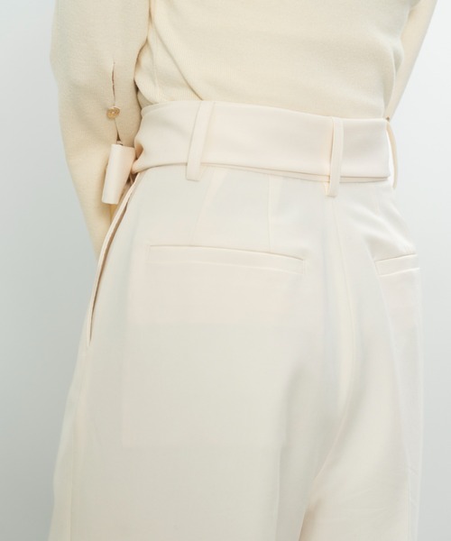 パンツ square belt two tuck pants s-l1200.jpg