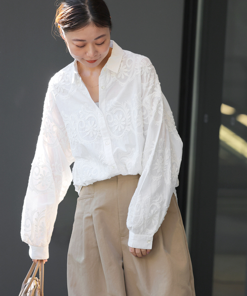 JOURNAL STANDARD relume モチーフエンブロイダリーブラウス JOURNAL STANDARD relume（ジャーナルスタンダード レリューム