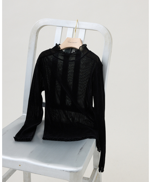 ナイロンチュールフロッキーカットソーkids(90cm-160cm)（Tシャツ/カットソー）｜IENA ENFANT（イエナアンファン）