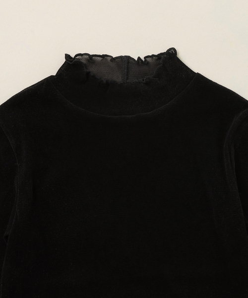 ナイロンチュールフロッキーカットソーkids(90cm-160cm)（Tシャツ/カットソー）｜IENA ENFANT（イエナアンファン）