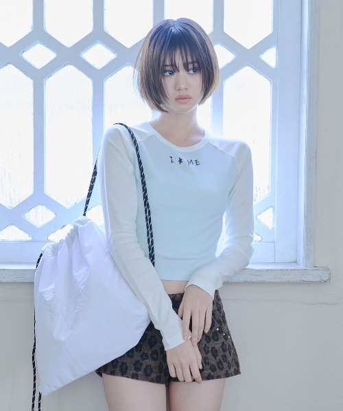 Smyeon（スミョン）の「Raglan long sleeve t-shirt/ラグランロング