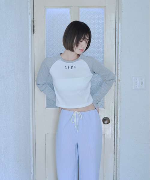 Smyeon（スミョン）の「Raglan long sleeve t-shirt/ラグランロング