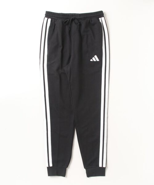 adidas(アディダス)の「アディダス adidas エッセンシャル スリーストライプス フレンチテリーパンツ(スウェットパンツ・メンズ・ブラック/グレー×ホワイト/グレー・LL/L/M/S/3L)」の1枚目の写真
