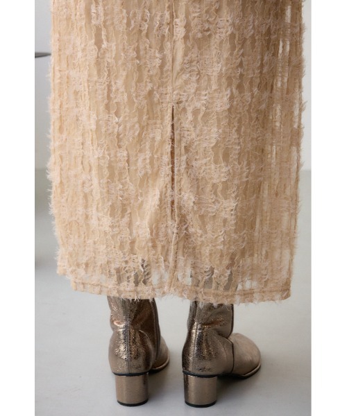 AZUL by moussy(アズールバイマウジー)の「カットレーススカート 春服 夏服 ロングスカート ウエストゴム紐付き(スカート・レディース・ブラック/ホワイト/ベージュ・FREE)」の14枚目の写真