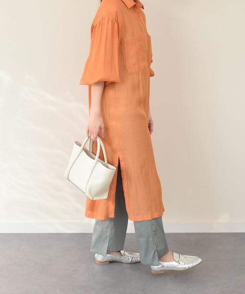 LORISTELLA(ロリステッラ)の「【LORISTELLA】シュリンクレザーミディアムサイズバッグ(Q56430)(トートバッグ・レディース・ベージュ/アイボリー・ALL)」の18枚目の写真