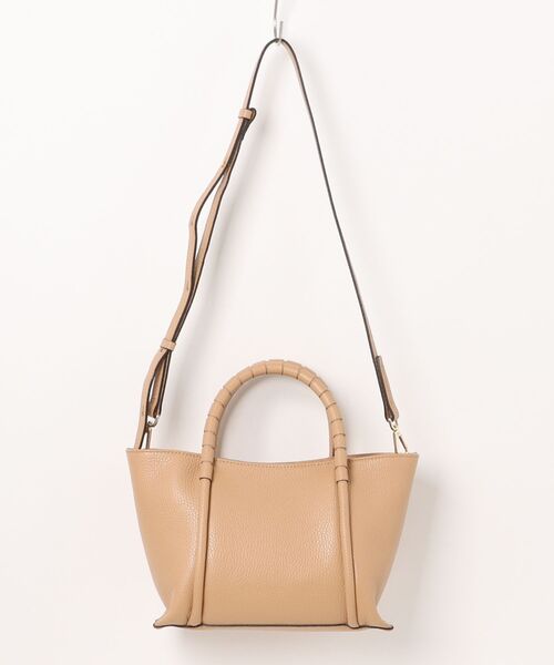 LORISTELLA(ロリステッラ)の「【LORISTELLA】シュリンクレザーミディアムサイズバッグ(Q56430)(トートバッグ・レディース・ベージュ/アイボリー・ALL)」の13枚目の写真