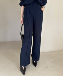 ダブルサテンストレートパンツ