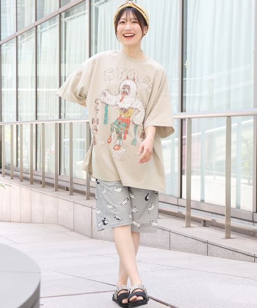 チチカカ（チチカカ）の「裏毛グラフィックショートパンツ【ユニセックス】（その他パンツ・メンズ・その他1/その他2/その他3/その他4・MEDIUM/LARGE）」の8枚目の写真