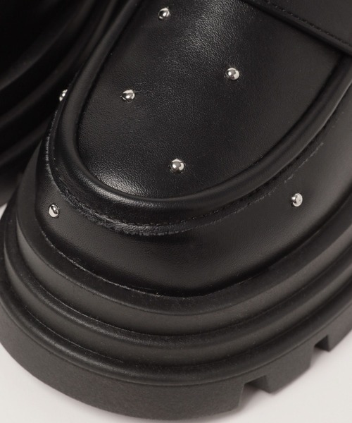 FOREVER 21(フォーエバー トゥエンティーワン)の「【2025SS】スタッズローファー(ローファー・レディース・ブラック・MEDIUM/LARGE)」の10枚目の写真