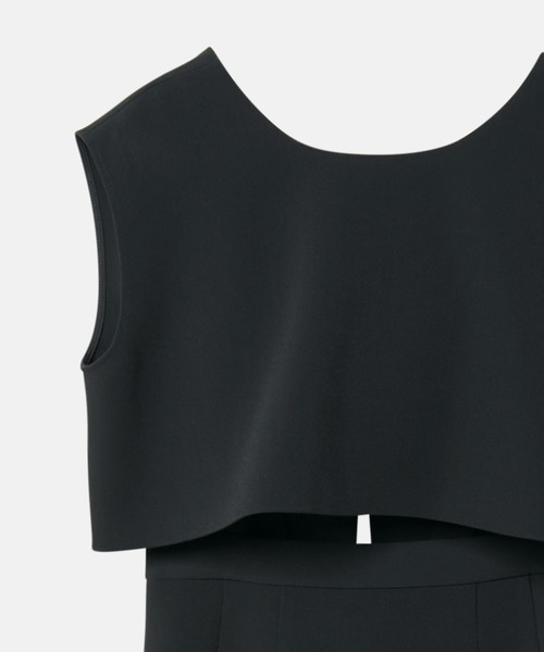 LE CIEL BLEU(ルシェルブルー)の「ハイウエストワンピース / Highwaist Onepiece(ワンピース・レディース・ブラック/グレー・38/36)」の19枚目の写真