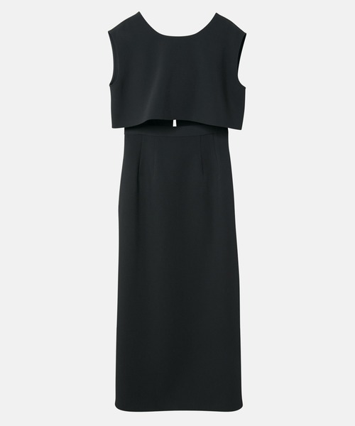 LE CIEL BLEU(ルシェルブルー)の「ハイウエストワンピース / Highwaist Onepiece(ワンピース・レディース・ブラック/グレー・38/36)」の20枚目の写真