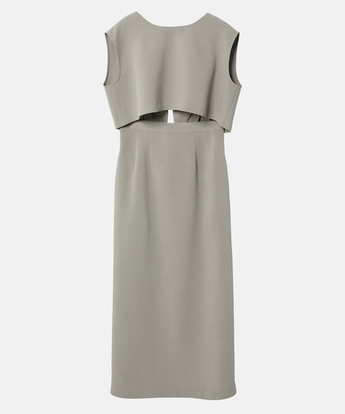 LE CIEL BLEU(ルシェルブルー)の「ハイウエストワンピース / Highwaist Onepiece(ワンピース・レディース・ブラック/グレー・38/36)」の10枚目の写真