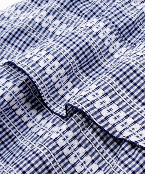 Noeil aime BeBe(ノイユエイムベベ)の「【お揃い】ギンガムティアードドッキングワンピース(80~130cm)(ワンピース・キッズ・ブルー系その他2/ピンク系その他・110cm/120cm/100cm/130cm/90cm)」の17枚目の写真