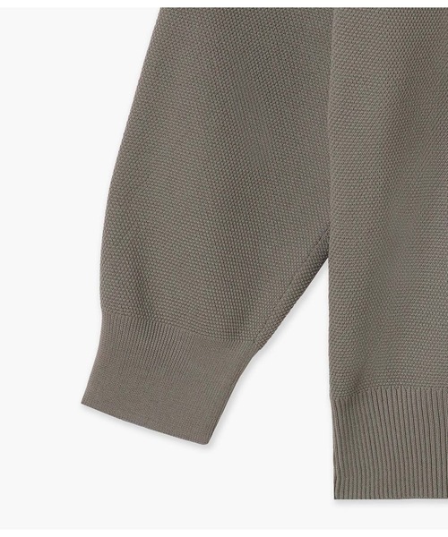 junhashimoto（ジュンハシモト）の「14GG SEED STITCH CRE（ニット/セーター・メンズ・ブラック/MD.Gray/グリーン・3/4/5）」の10枚目の写真
