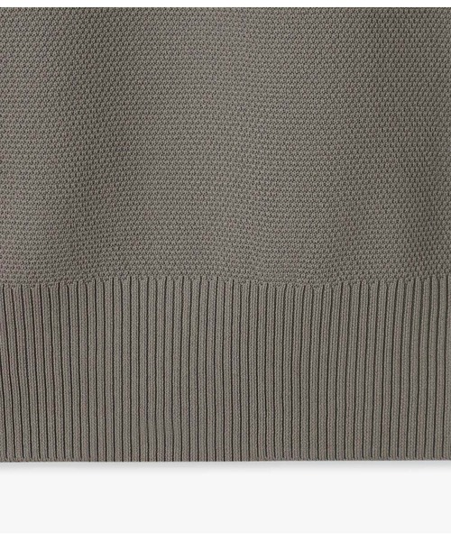 junhashimoto（ジュンハシモト）の「14GG SEED STITCH CRE（ニット/セーター・メンズ・ブラック/MD.Gray/グリーン・3/4/5）」の9枚目の写真
