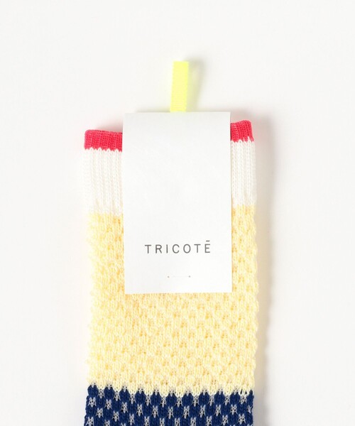 Tricote(トリコテ)の「TRICOTE / BORDER MESH SOCKS(ソックス/靴下・レディース・ホワイト/ブラック・ONE SIZE)」の3枚目の写真